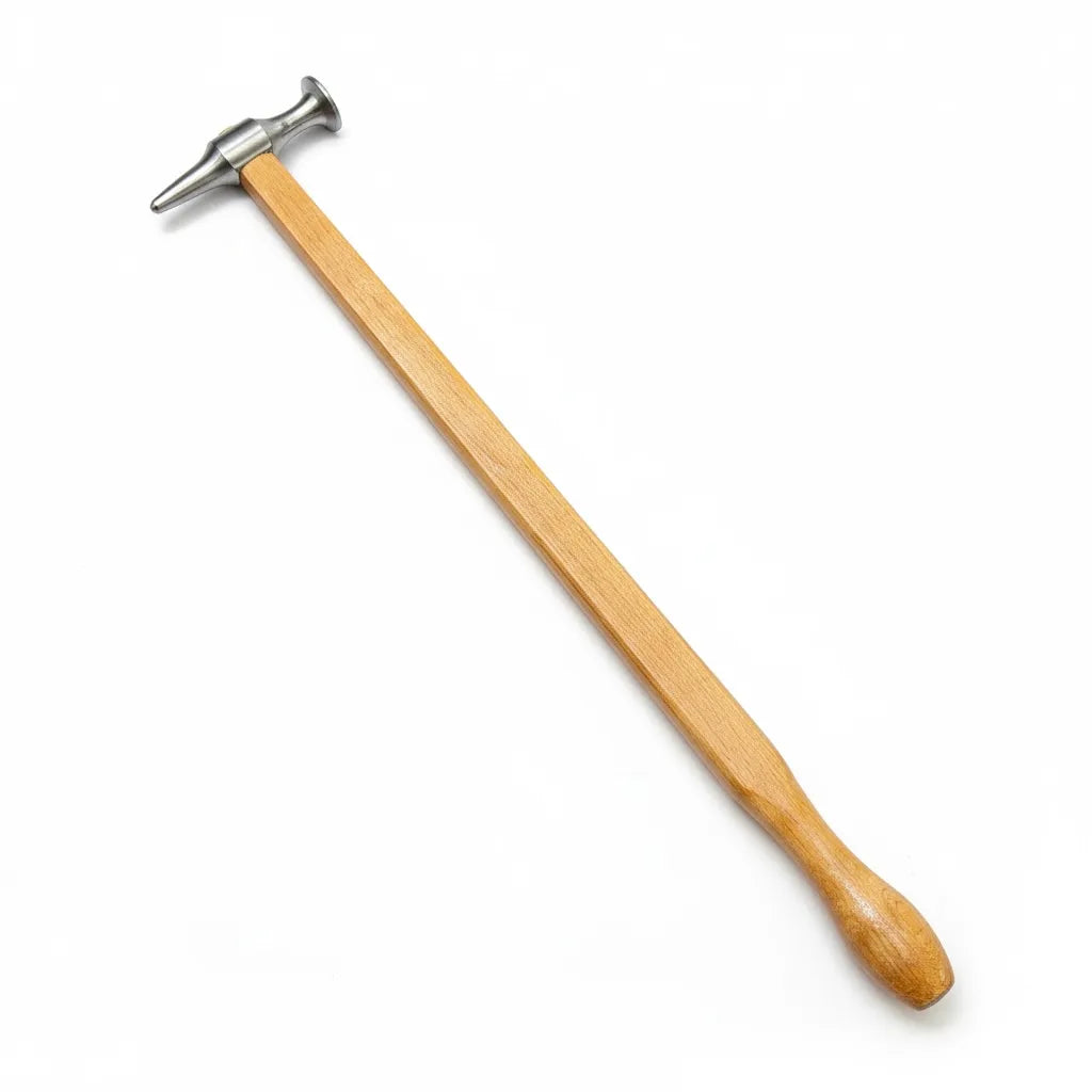 Professional stainless steel PDR hammer with wooden handle